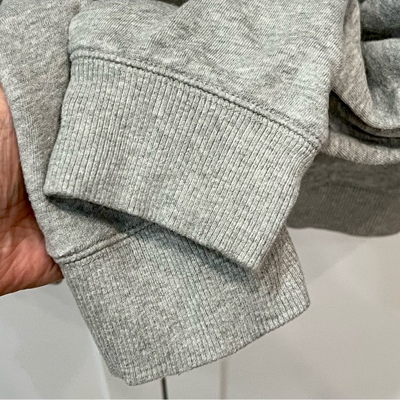 PINK Victoria’s Secret Gray Puffed “PINK” Crewneck Sweatshirt - Picture 6 of 7